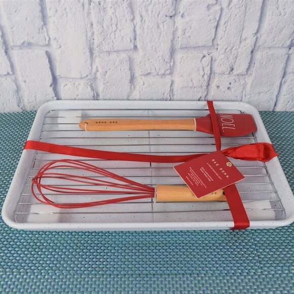 New Rae Dunn 4-PC NOEL Baking Set Christmas Gift - Picture 6 of 7